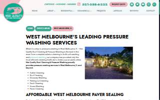 Hier Quality Roof Cleaning & Pressure Washing website
