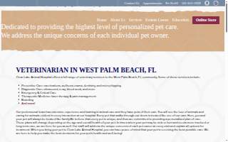 Clear Lake Animal Hospital website