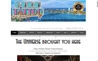 GURU | Tattoo & Piercing - Palm Beach County website
