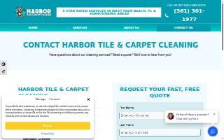 Harbor Tile & Carpet Cleaning website