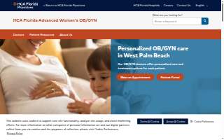 HCA Florida Advanced Women's OBGYN - Loxahatchee website