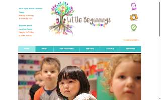 Little Beginnings Academy of West Palm Beach website