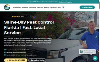 Native Pest Management of West Palm Beach website