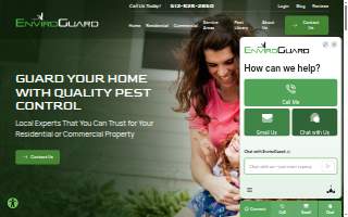 EnviroGuard Pest Control of Pensacola website