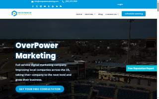 OverPower Marketing, LLC of Ferry Pass website