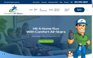 Comfort All-Stars website