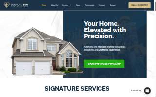 Diamond Pro Construction website