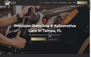 Elite Auto Salon website
