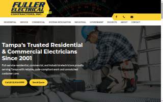 Fuller Electrical Contractors, Inc. website