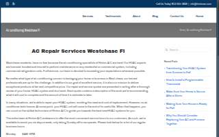 Hinton Air Conditioning website