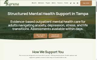 Karuna Behavioral Health website