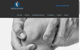 Tampa Bay Bone & Joint Center website