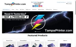 Tampa Printer of Westchase website