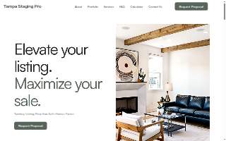 Tampa Staging Pro website