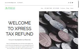 Xpress Tax Refund of Westchase website