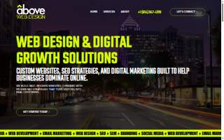 Above Web Design of Weston website