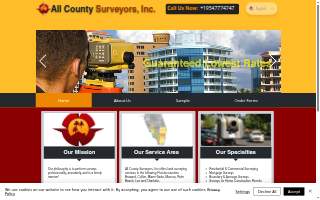 All County Surveyors, Inc. of Weston website