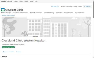 Cleveland Clinic Florida Express Care website