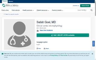 Citrus Cardiology Consultants, PA: Dr. Satish Goel, MD website