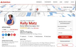 Kelly Matz - State Farm Insurance Agent website