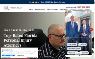 Norden Leacox Accident & Injury Law of Wildwood website