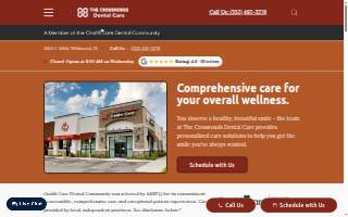 The Crossroads Dental Care website