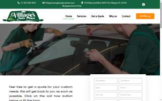 Villages Auto Glass of Wildwood website