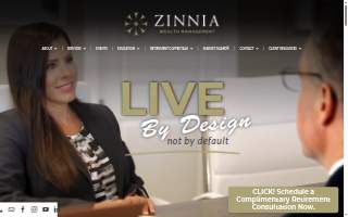 Zinnia Wealth Management - The Villages website