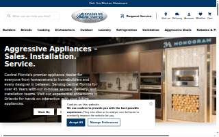 Aggressive Appliances of Winter Garden website