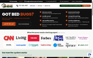Bed Bug Exterminator website