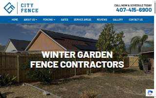 City Fence of Winter Garden website
