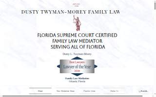 Dusty Twyman-Morey Family Law, P.A. website