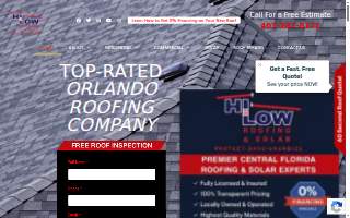 Hi Low ROOFING & SOLAR website