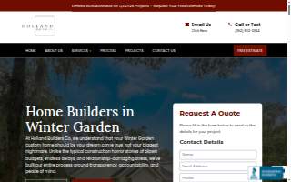 Holland Builders Co. website
