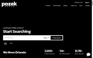 Pozek Group website