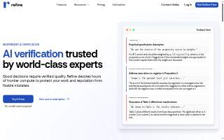 Refine website