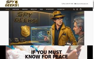 Spy Geeks website
