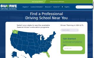 Swerve Driving School website