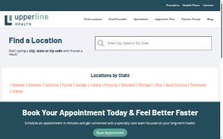 Upperline Health Winter Garden website
