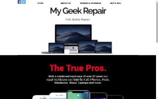 My Geek Repair website