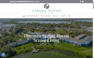 Spring Haven Senior Living website