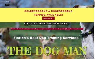The Dog Man - Pro Dog Training of Winter Haven website