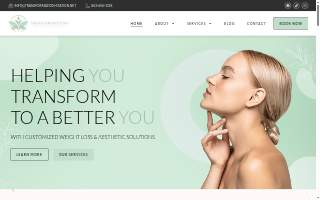 Transformations Weight Loss & Aesthetics website