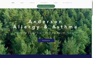 Anderson Allergy & Asthma of Winter Park website