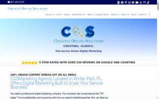 COSMarketing Agency website