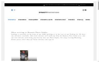 Dynasty Photo Studio website