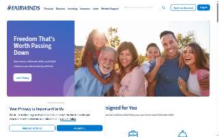 FAIRWINDS Credit Union website