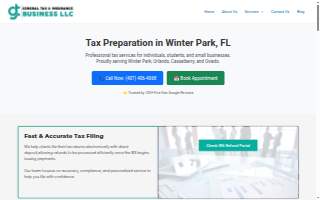General Tax Business LLC website