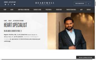 Heartwell Cardiology | Dr. Raghav Sharma, MD website
