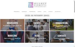 Hughes Fioretti Photography website